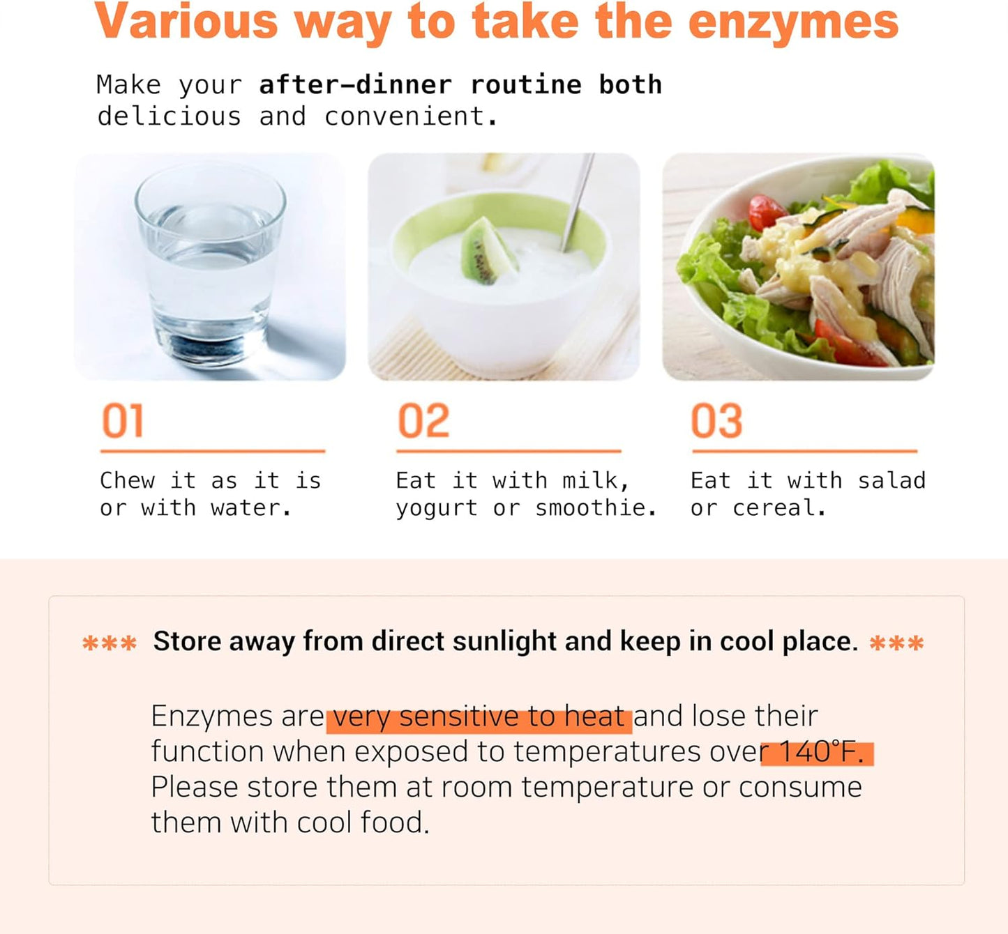 Fermented Enzyme Supplement Powder Sticks with Probiotics for Healthy Digestion & Immune Support, 30 Sticks