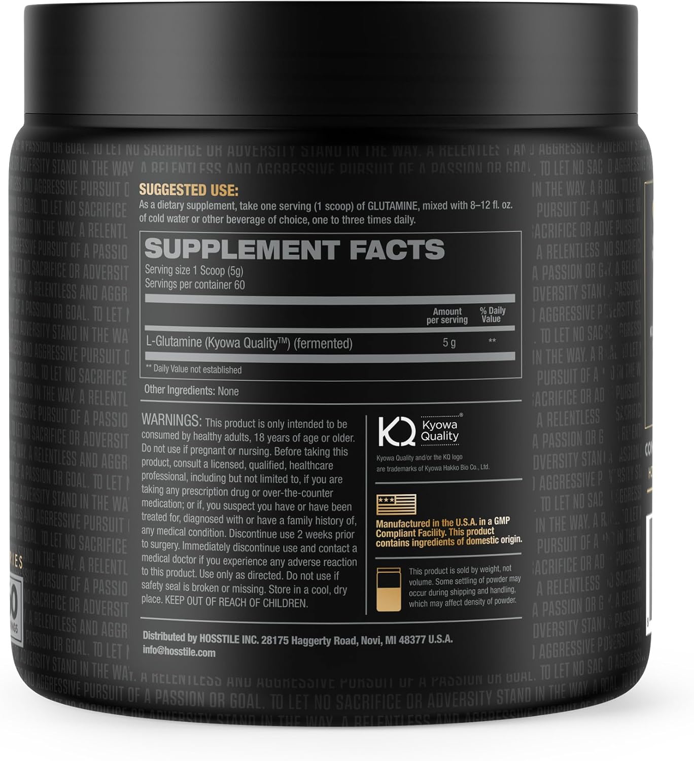 Fermented L Glutamine Powder for Muscle Recovery, 60 Servings, Unflavored Supplement for Men & Women, Post Workout Drink - BoostGo Australia