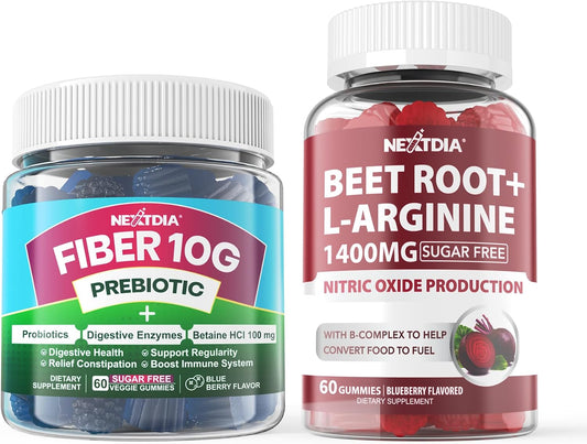Fiber and Beet Root Gummies for Adult Wellness