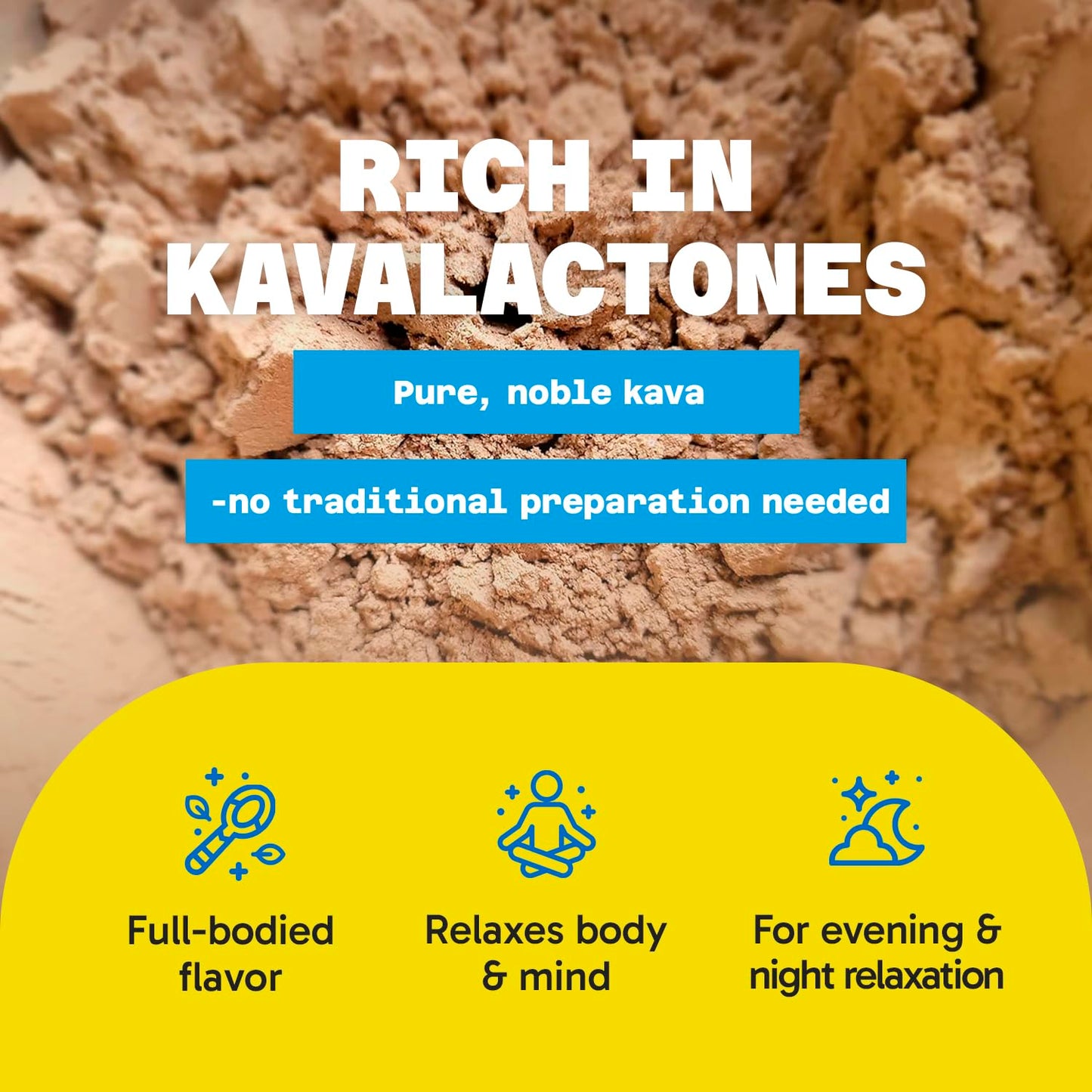 Fijian Vanua Kava Instant Powder - Dehydrated Green Juice Kava Drink, Easy-to-Prepare Herbal Supplement