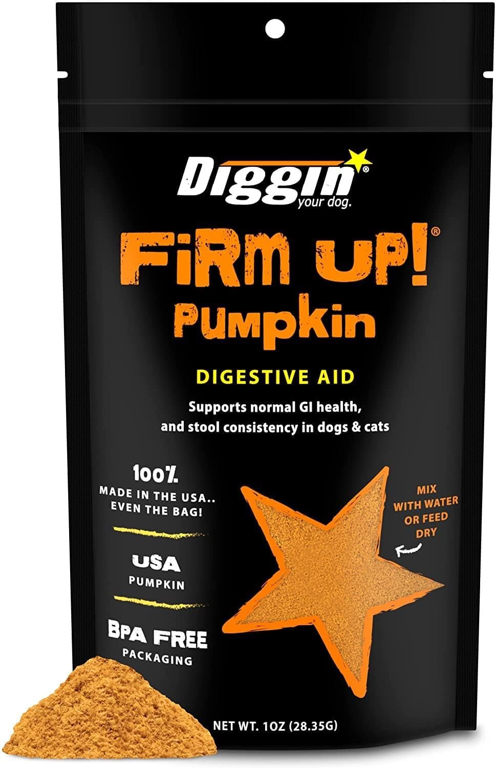 Firm Up Original Pumpkin Super Supplement for Dogs & Cats - 1 oz