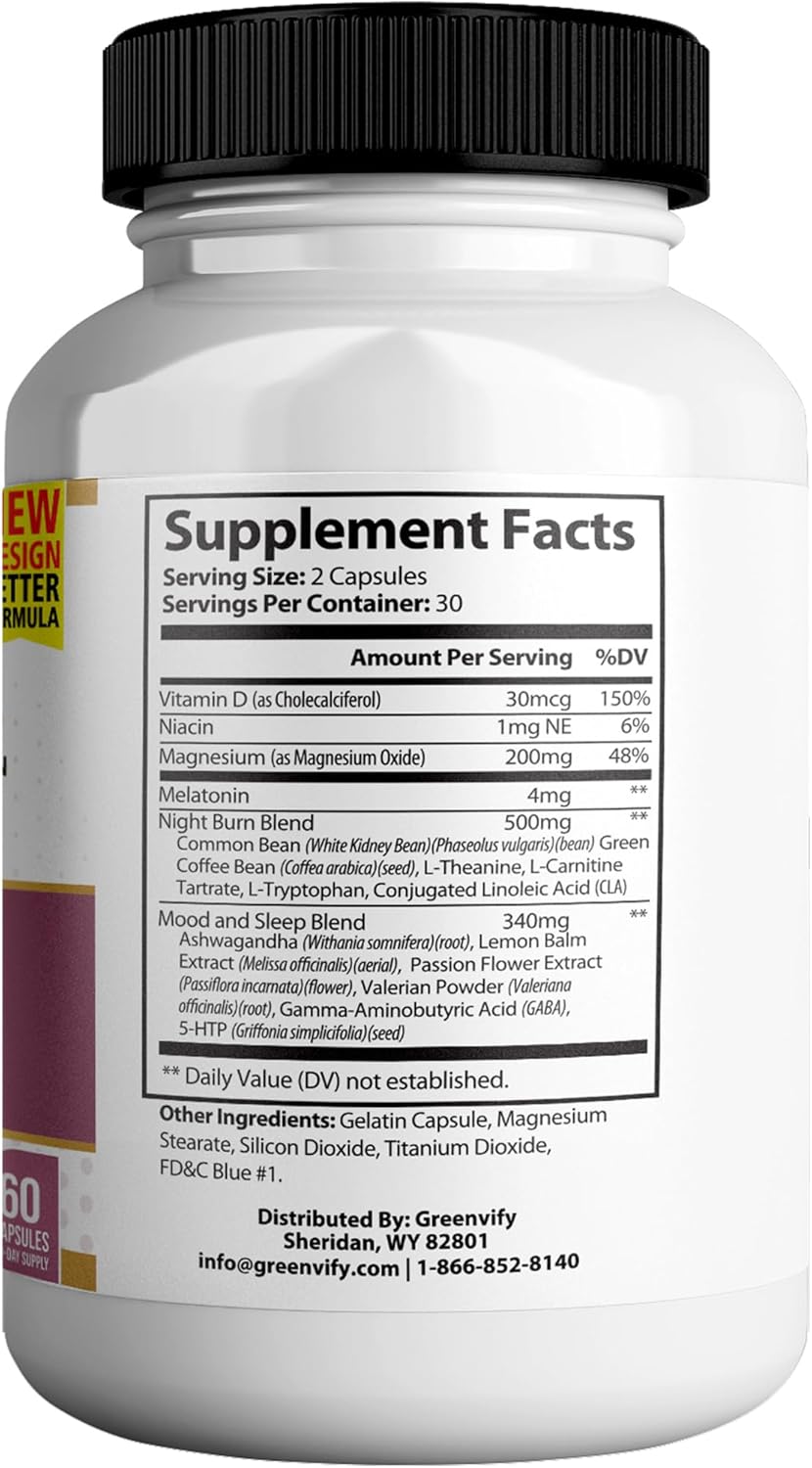 FitXpress Burner Anabolic Recovery & Sleep Aid Supplement with Magnesium & Ashwaganda - Pack of 5