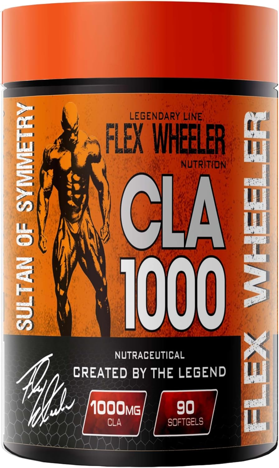 Flex Wheeler CLA 1000mg Supplement - 90 Softgels for 90 Servings