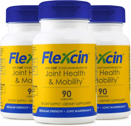 Flexcin Joint Maintenance Value Pack - Set of 3 Bottles for Joint Health and Mobility