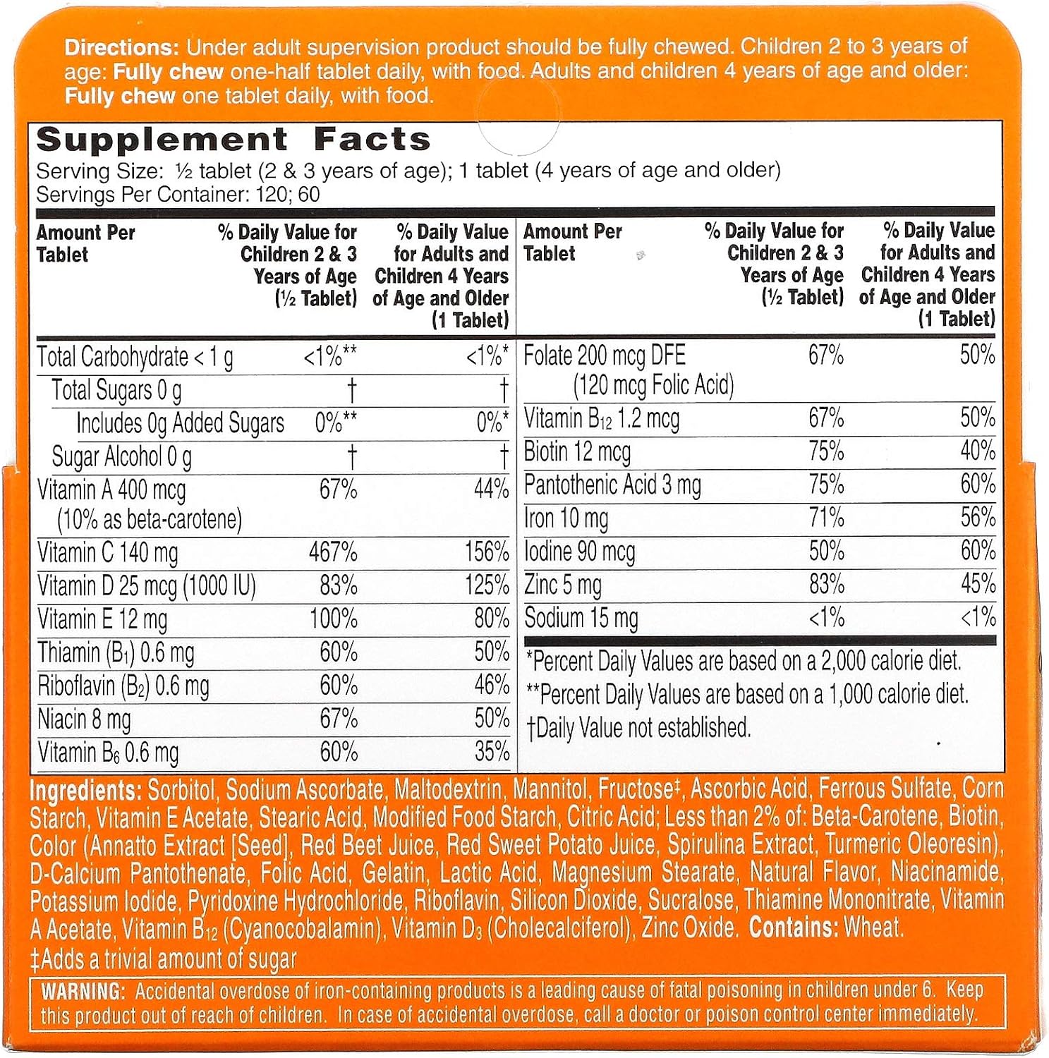 Flintstones Chewable Kids Vitamins with Immunity Support, Multivitamin for Kids and Toddlers, 60ct Bottle