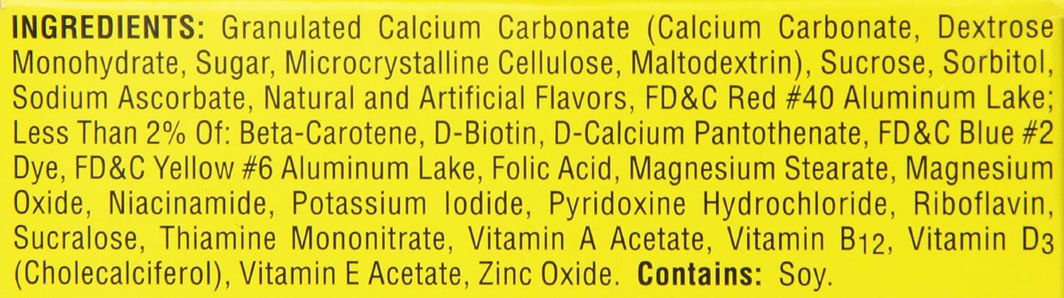 Flintstones Chewable Toddler Multivitamin with Vitamin C, D, Folate - 80ct