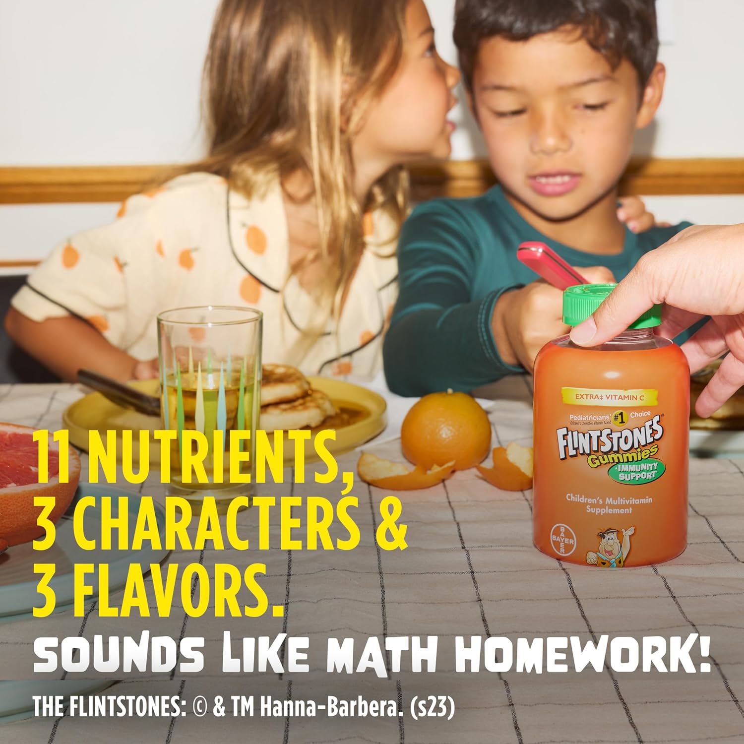 Flintstones Gummies Kids Vitamins with Immunity Support, 150ct Orange - Multivitamin for Kids and Toddlers with Vitamin C, D, B12, Zinc