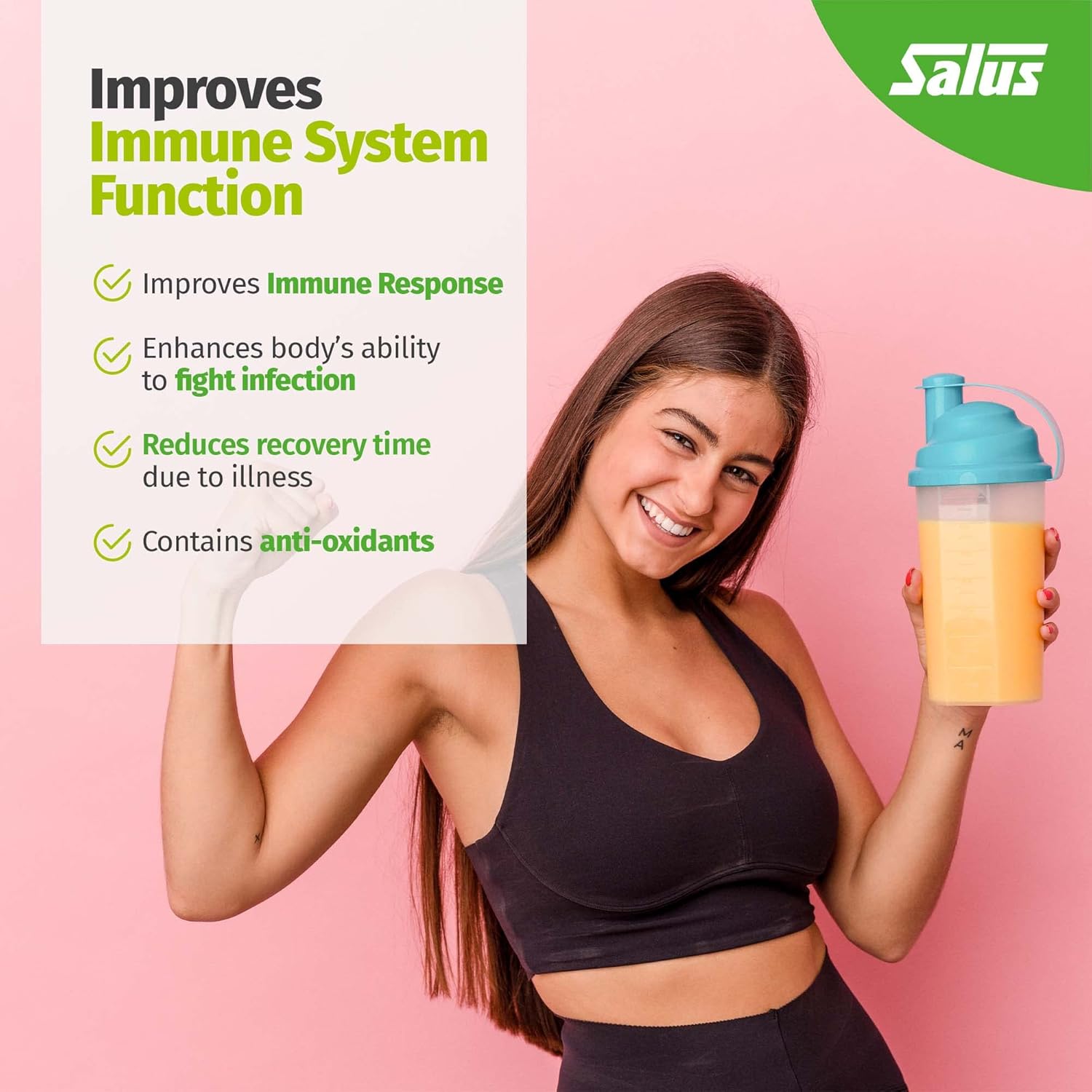 Flora Salus-Haus Floradix Epresat Adult Liquid Multi Vitamin 8.5 Fl Oz, Fast Absorption, Vegetarian Formula for Men & Women