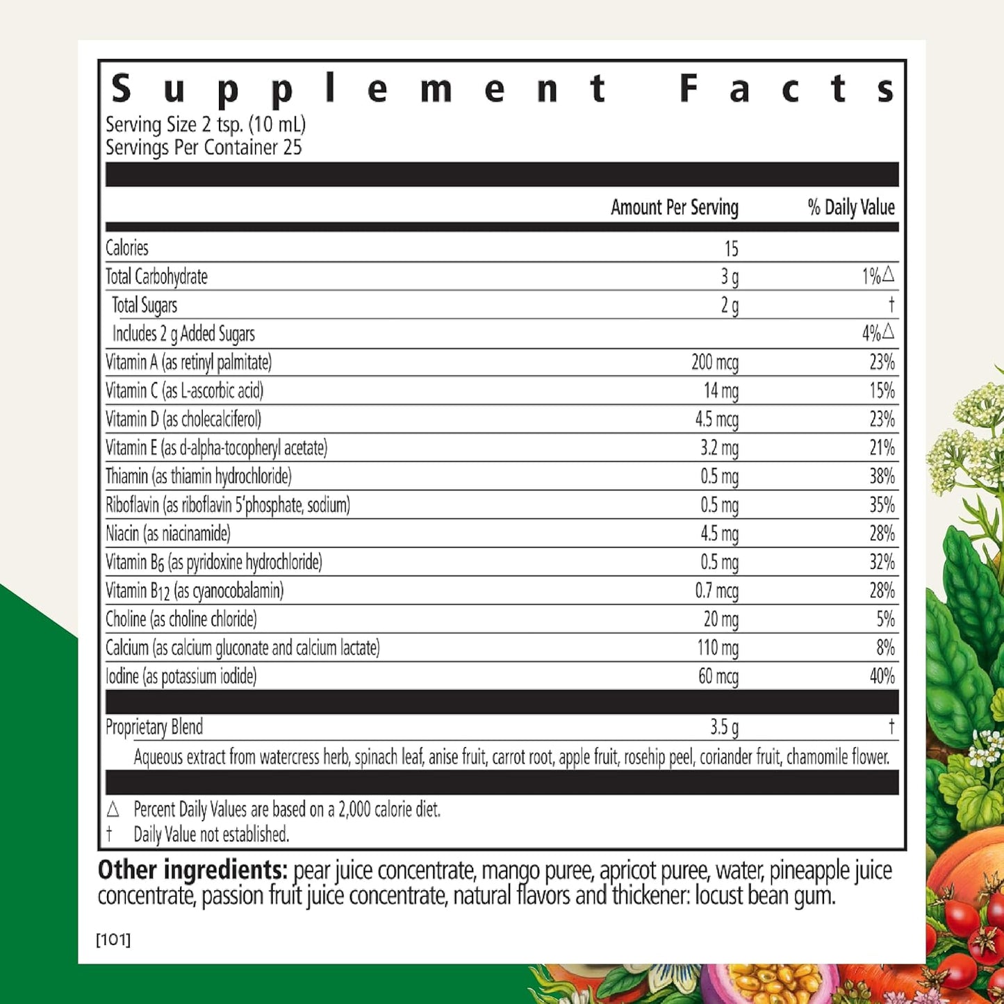 Floradix Kinder Love Vegan Gluten-Free Liquid Multivitamin for Kids, 8.5 Fl Oz - Supports Healthy Development