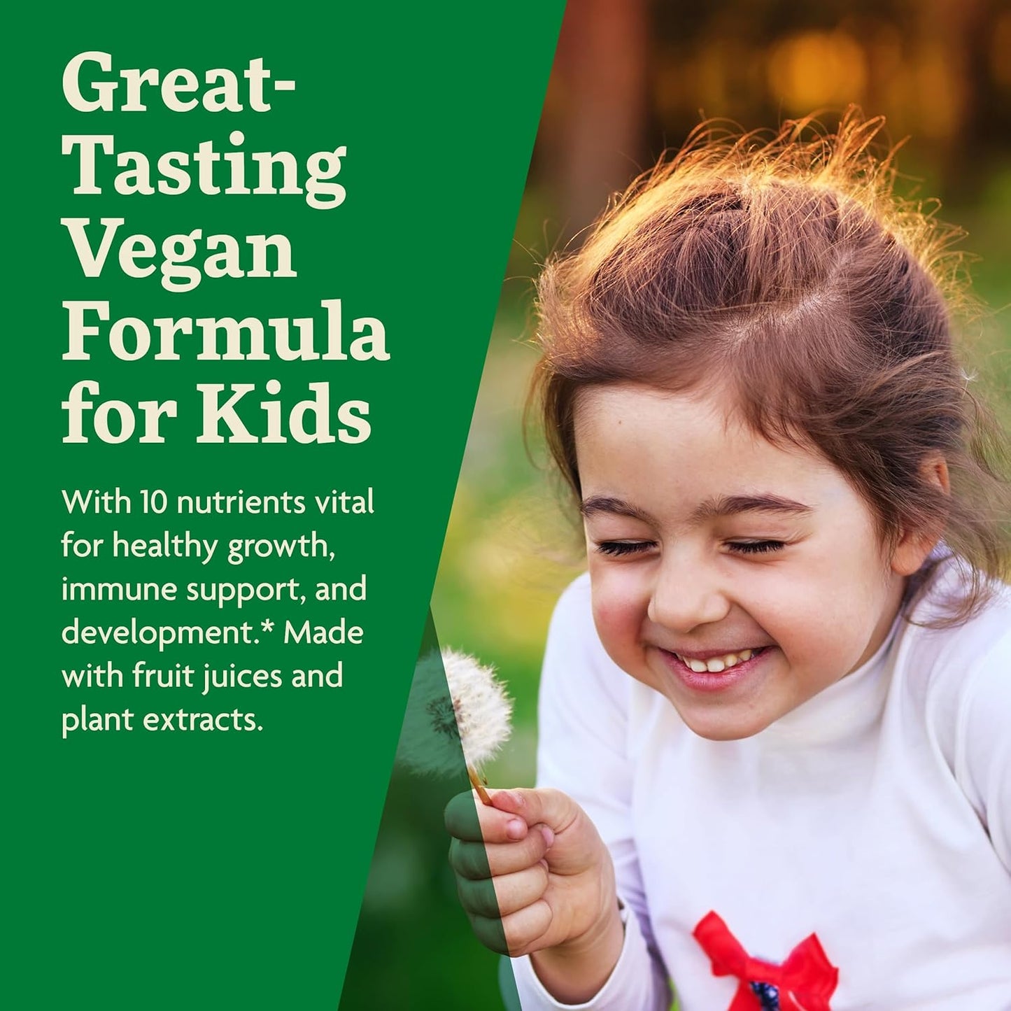 Floradix Kinder Love Vegan Gluten-Free Liquid Multivitamin for Kids, 8.5 Fl Oz - Supports Healthy Development