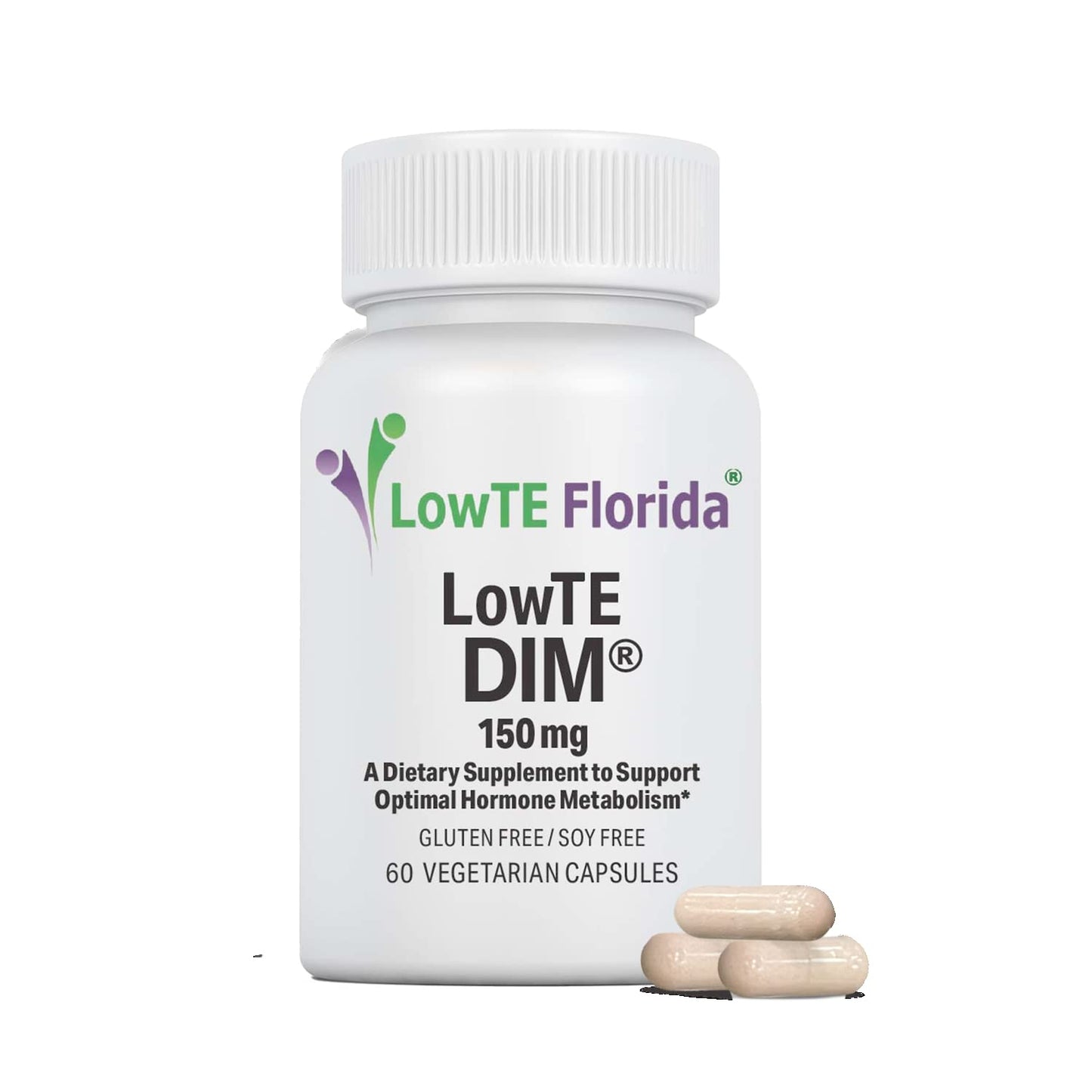 Florida DIM Supplement - 150 mg - 60 Capsules - LowTE Formula