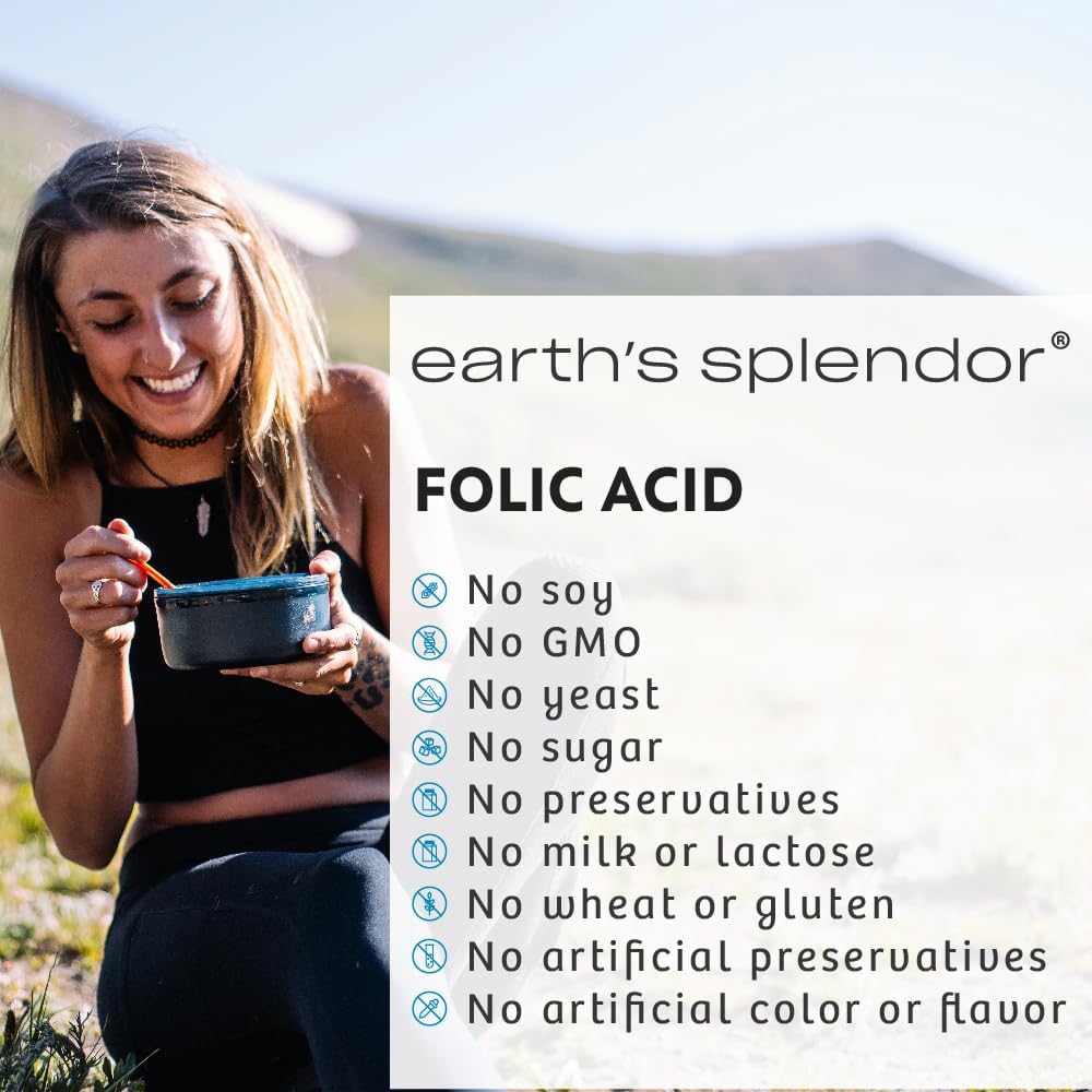 Folic Acid 800 mcg Supplement for Heart & Women's Health, 200 Tablets x 2 Pack, Smooth Coated Tablets for Easy Consumption