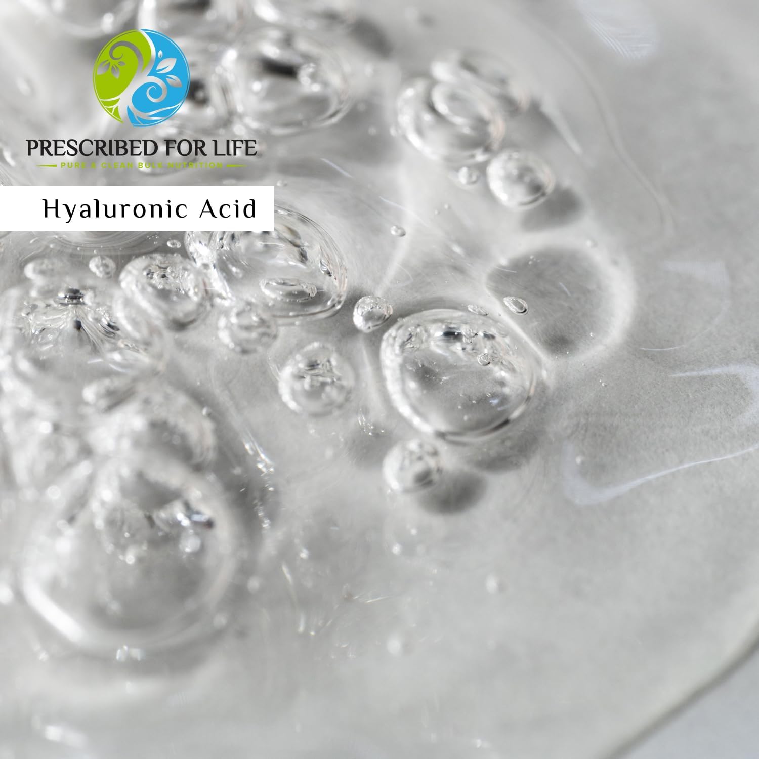 Food Grade Hyaluronic Acid Powder Supplement - Medium Molecular Weight 1.15 mil Daltons - 2oz / 56g