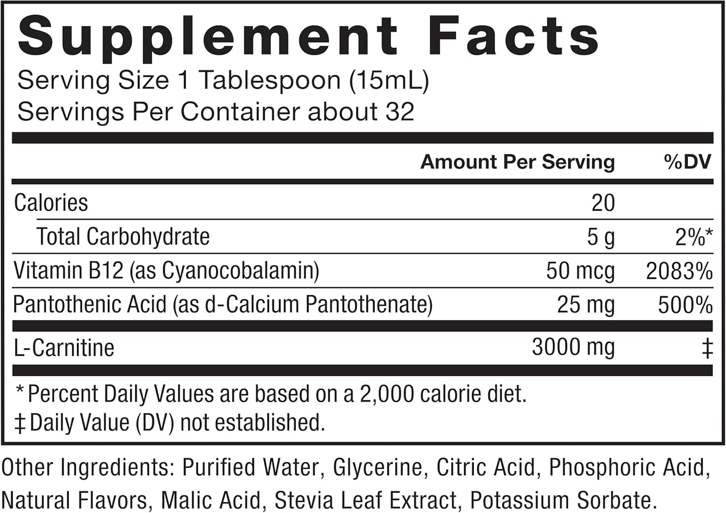 Force Factor Liquid L-Carnitine Supplement 3000 mg - Energy & Muscle Recovery - Maximum Strength Berry Flavor - 16 Oz Bottle