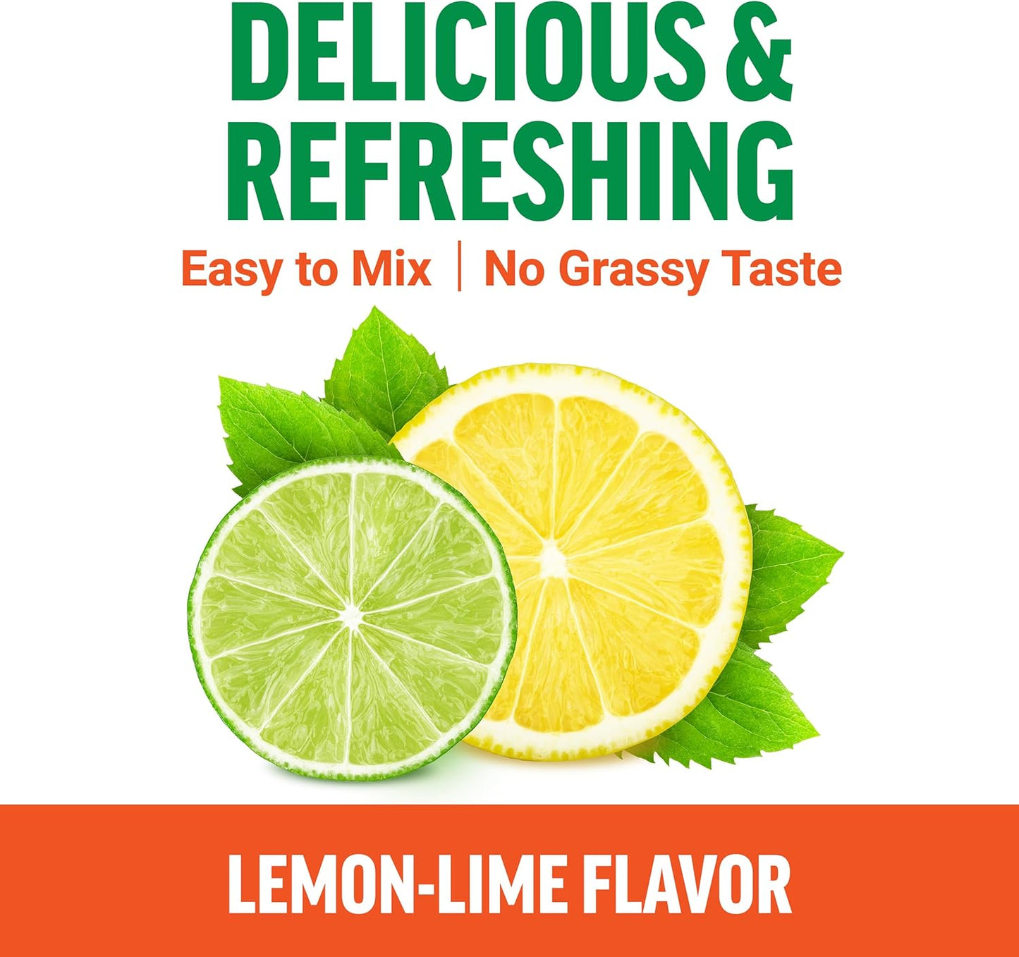 FORCE FACTOR Smarter Greens Superfoods Energy Powder with Digestive Support, Probiotics, Prebiotics - Lemon Lime, 30 Servings