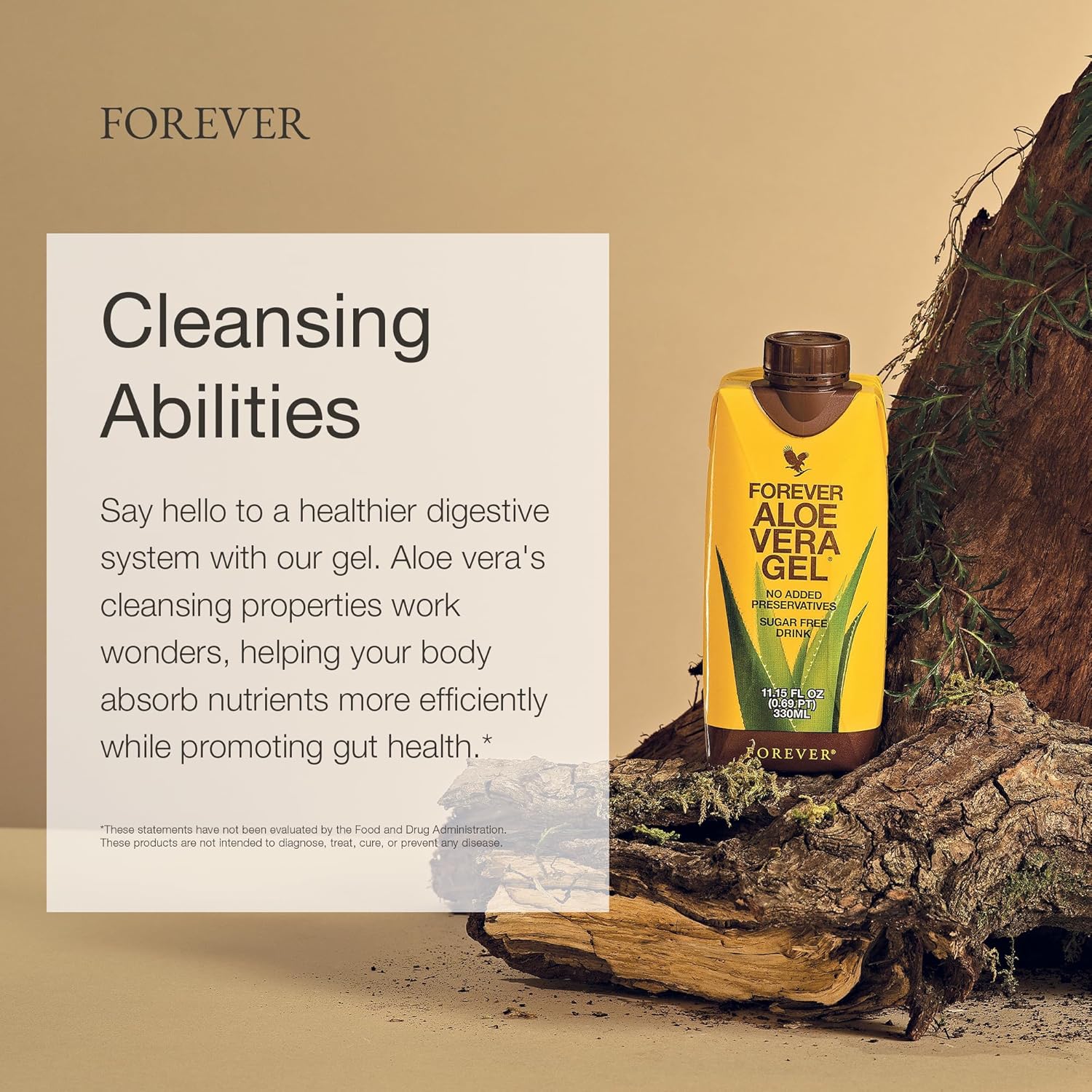 Forever Living Aloe Vera Gel - 99.7% Pure Inner Leaf Aloe Vera Juice - Pack of 6 - Preservative-Free - 11.15 fl oz