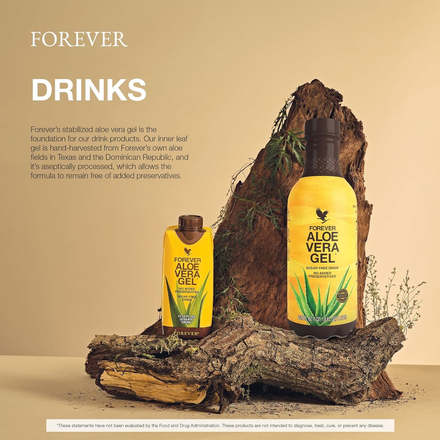 Forever Living Aloe Vera Gel - Pure Inner Leaf Juice, 99.7% Aloe Content, Preservative-Free, 33.8 fl oz