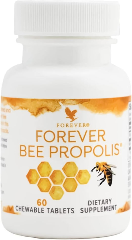 Forever Living Bee Propolis Chewable Tablets - Immune Support with Flavonoids - 60 Tablets