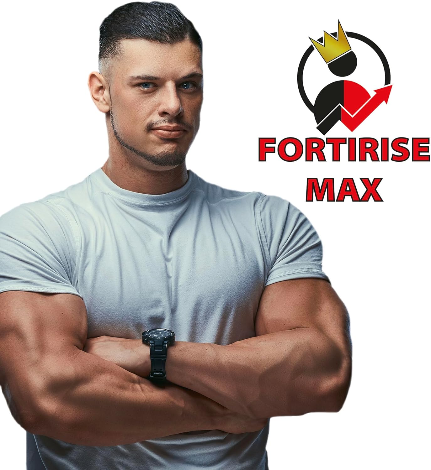 Fortirise Max Men's Supplement 2 Pack - 120 Capsules for 2 Months of Ultra Vitamins and Pills