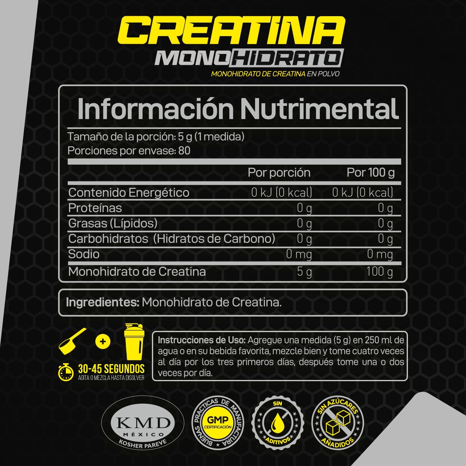 Forzagen Creatine Monohydrate Powder - Unflavored (80 Servings) | Premium Muscle Building Supplement