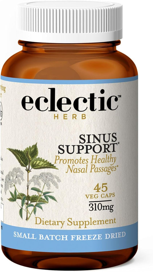 Freeze Dried Sinus Support Capsules - 45 CT (310 mg) - Eclectic Institute - Fresh Plant Power