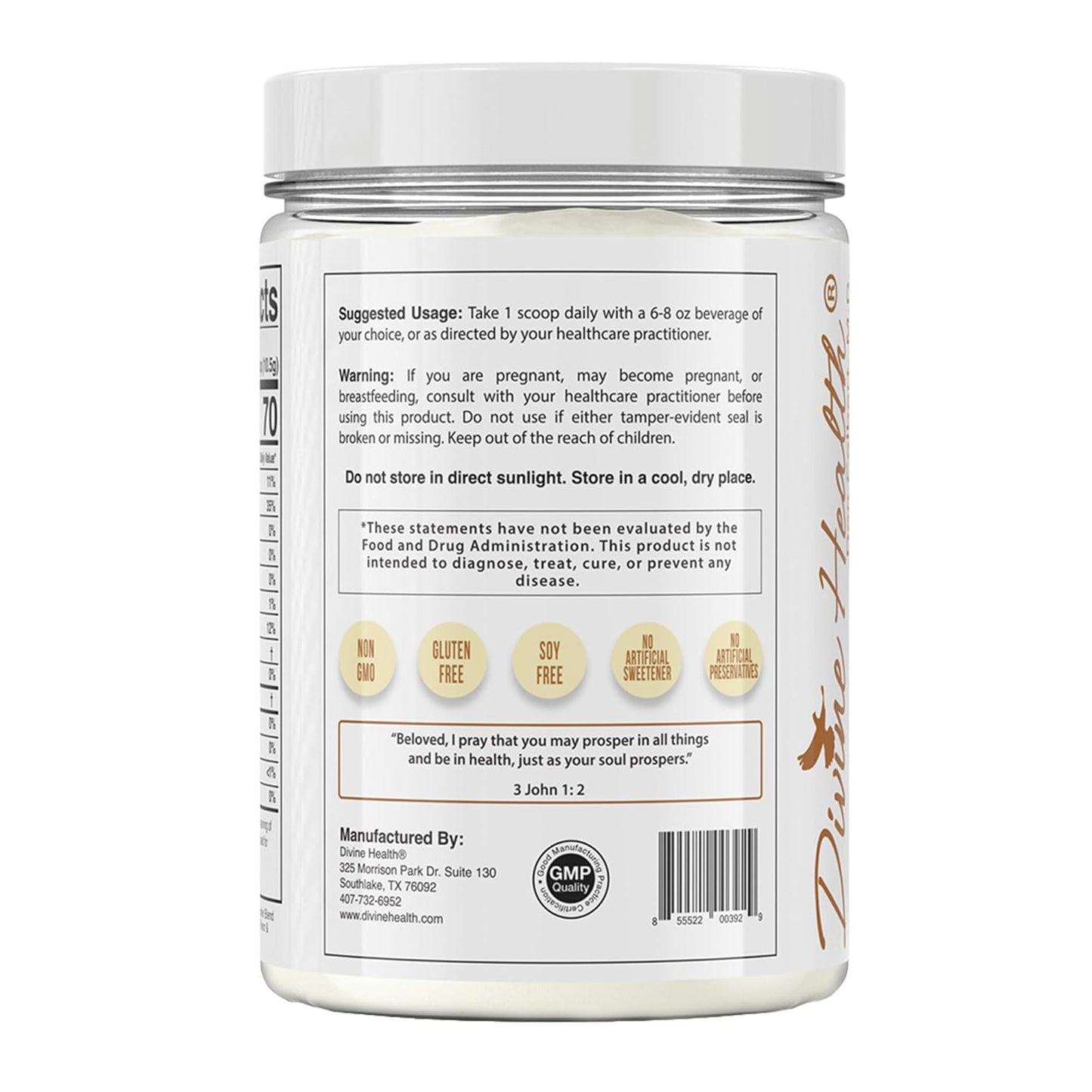 French Vanilla MCT Oil Powder for Keto Zone Diet by Dr. Colbert - 315g, 30 Day Supply - Coffee Creamer with 70% C8 30% C10, 0 Net Carbs