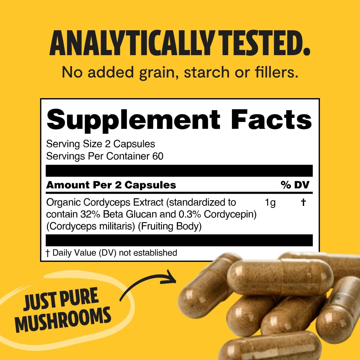 FreshCap Mushrooms Energy Bundle - Cordyceps & Ultimate Mushroom Complex Capsules