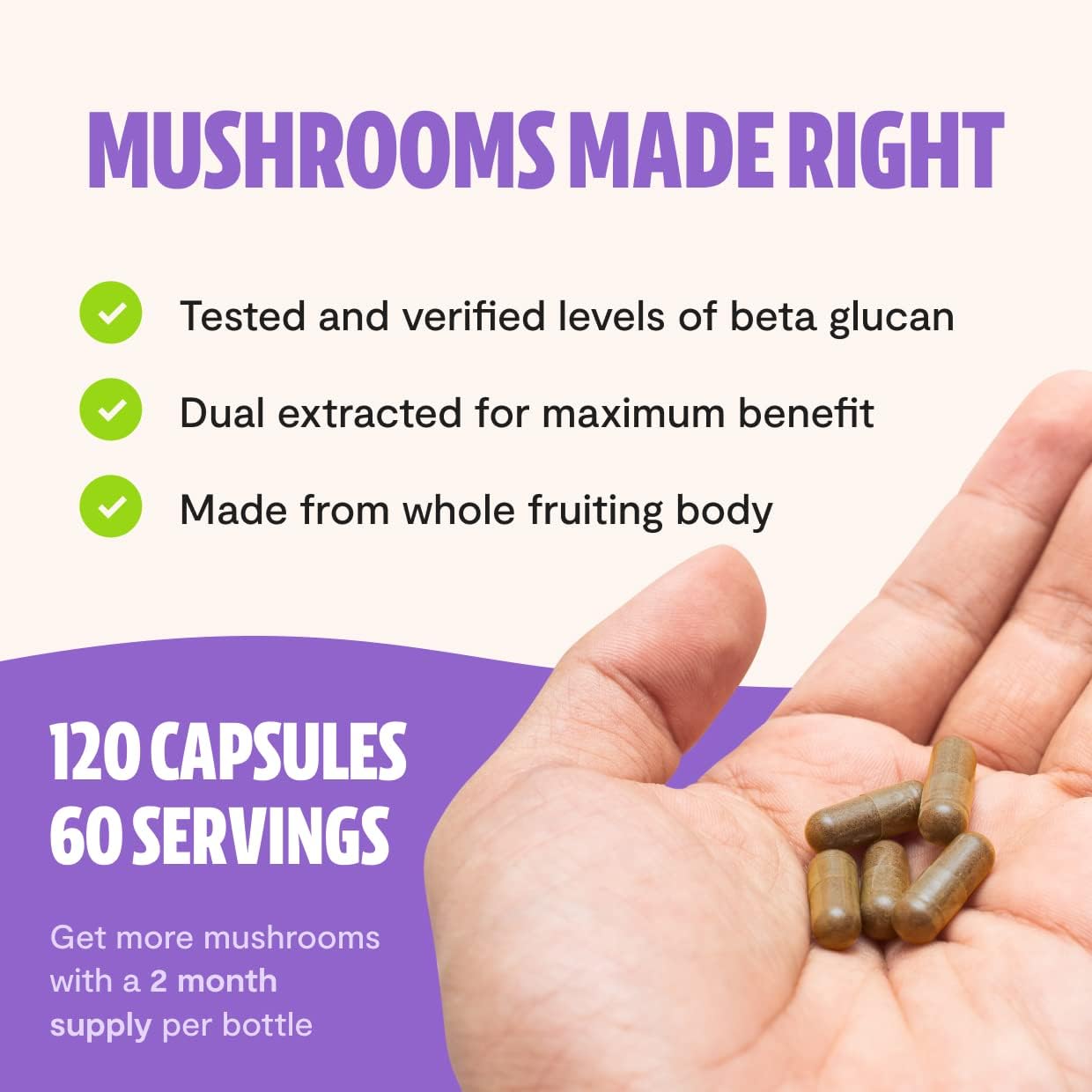 FreshCap Mushrooms Performance Bundle: Lion's Mane and Cordyceps Capsules