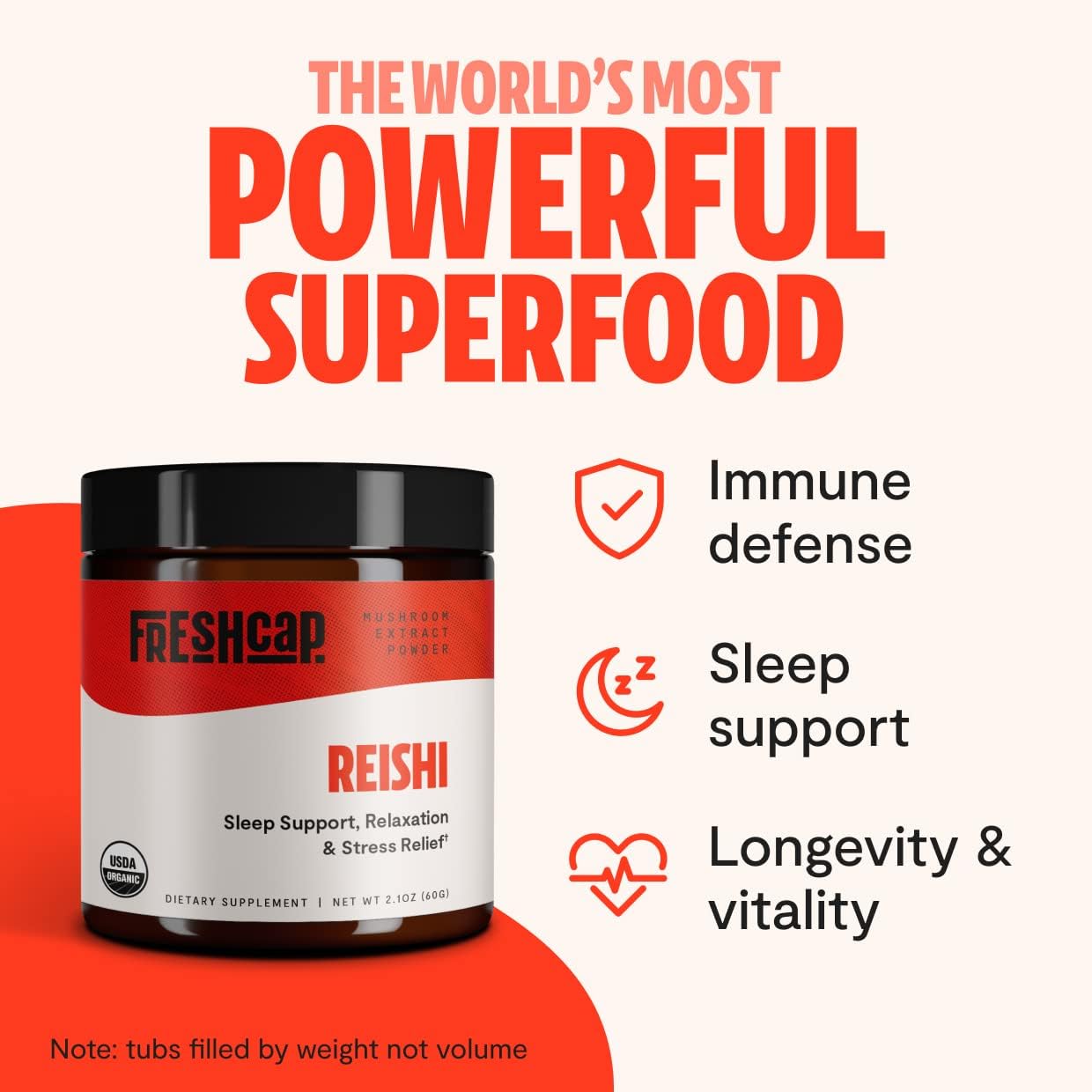 FreshCap Mushrooms Stress Relief Bundle: Reishi Powder & Ultimate Mushroom Complex Powder