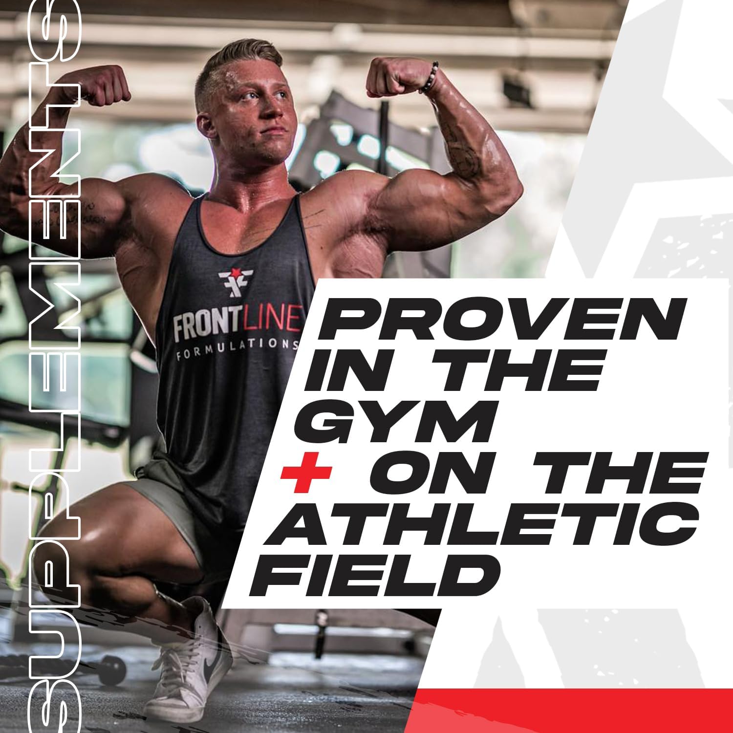 FRONTLINE FORMULATIONS Crucible Pre-Workout Powder - Explosive Workouts with Laser Focus and High Stim - Amazing Flavor - Veteran Owned (25 Servings, Florida Sunshine)