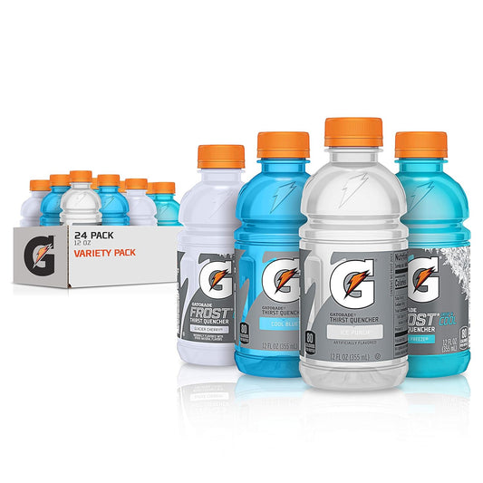 Frost Gatorade Thirst Quencher Variety Pack - 24 x 12 Fl OZ Bottles