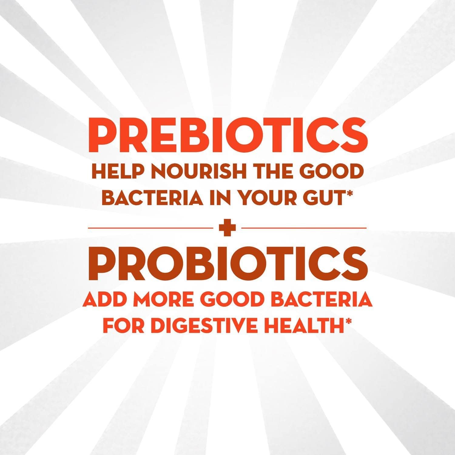 Fruit Flavored Digestive Health Gummies with Prebiotics and Probiotics - 50 Count