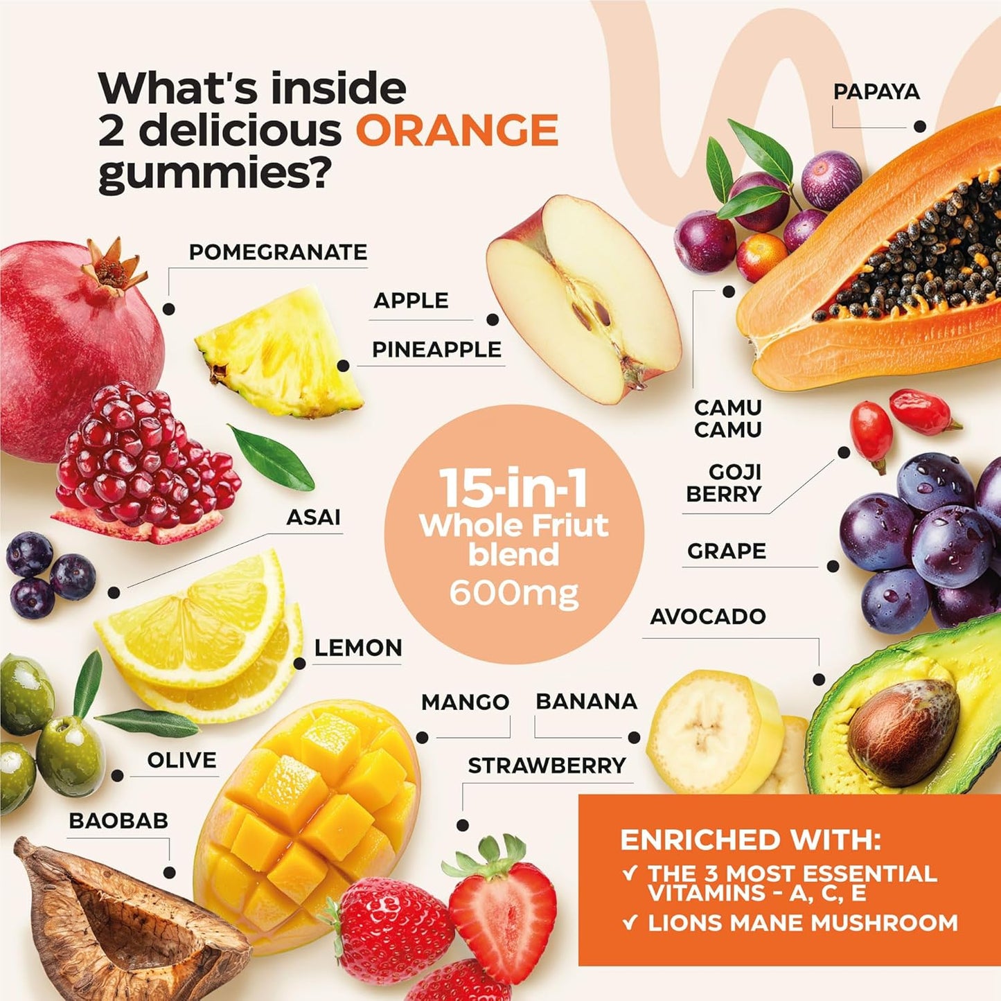 Fruit Greens and Sea Moss Gummies Bundle - Detox and Immunity Support for Men and Women