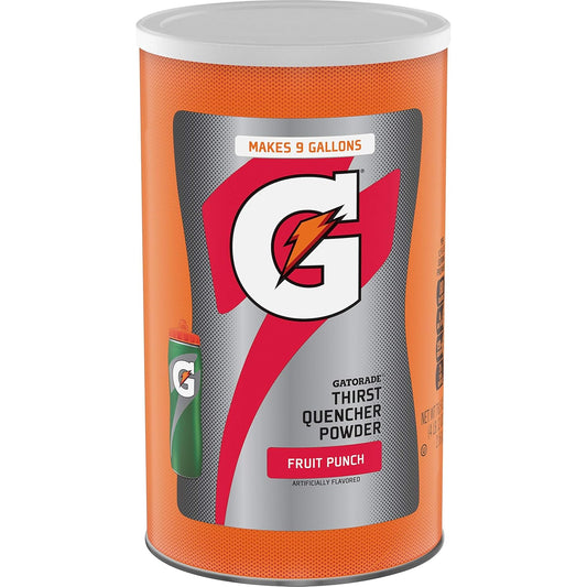 Fruit Punch Gatorade Thirst Quencher Powder - 76.5 oz Jar