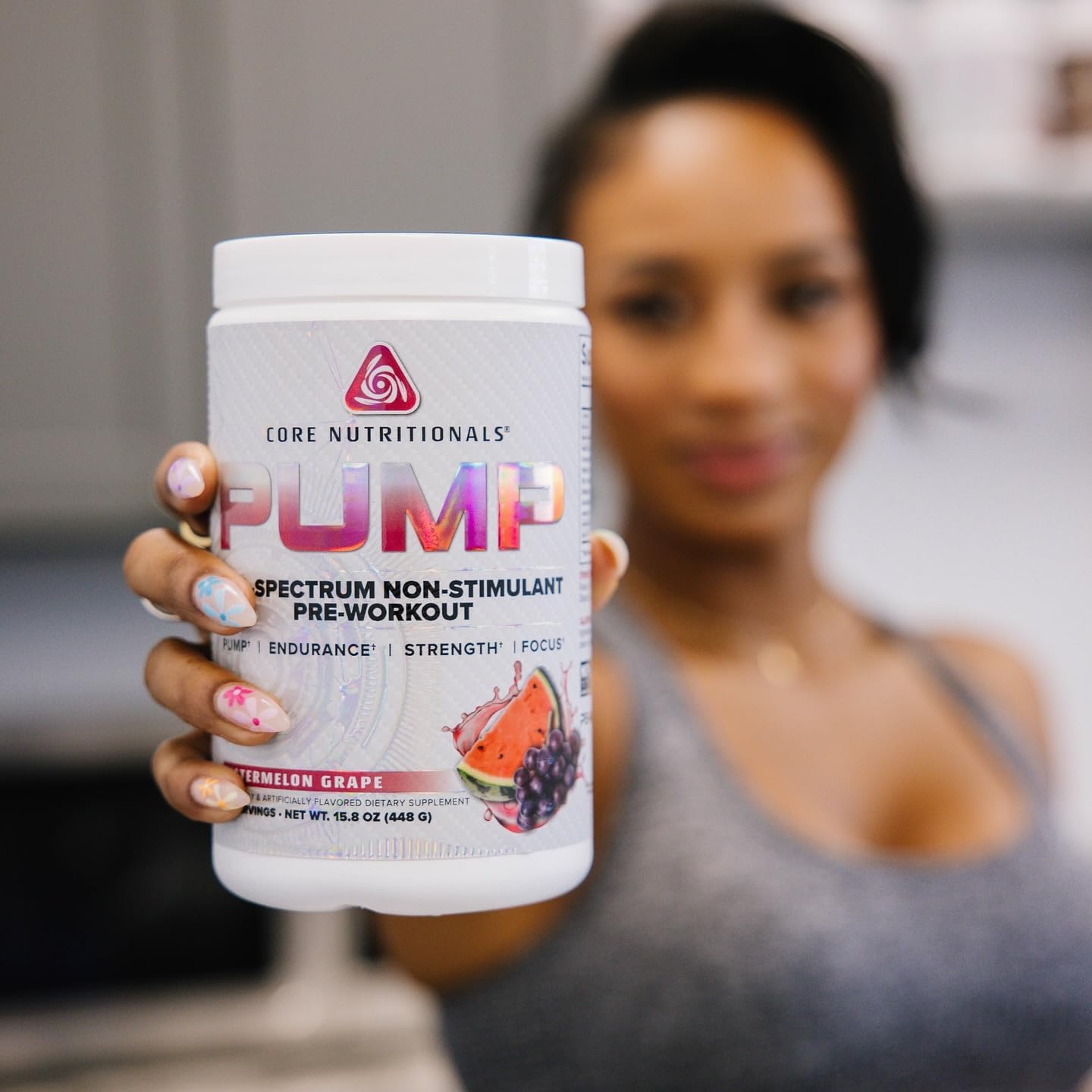 Full-Spectrum Non-Stimulant Pre-Workout Supplement for Maximum Pump, Strength, and Performance - Cherry Burst Flavor - 20 Servings