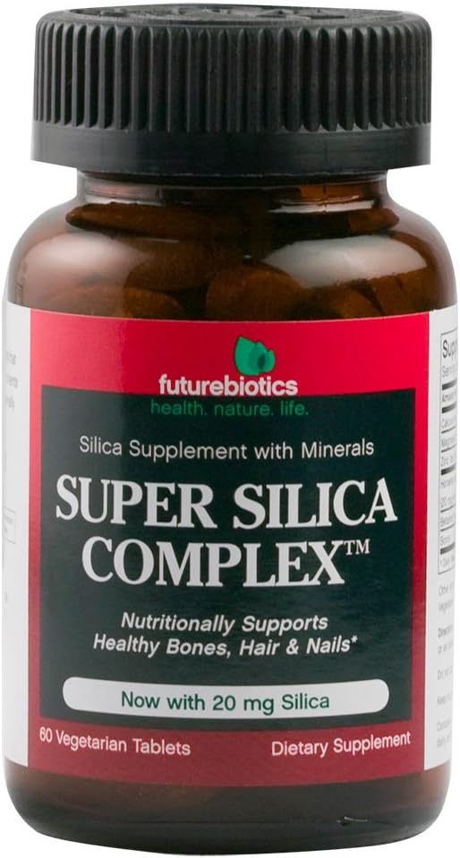Futurebiotics Super Silica Complex - 60 Tablets for Hair, Skin, and Nail Health