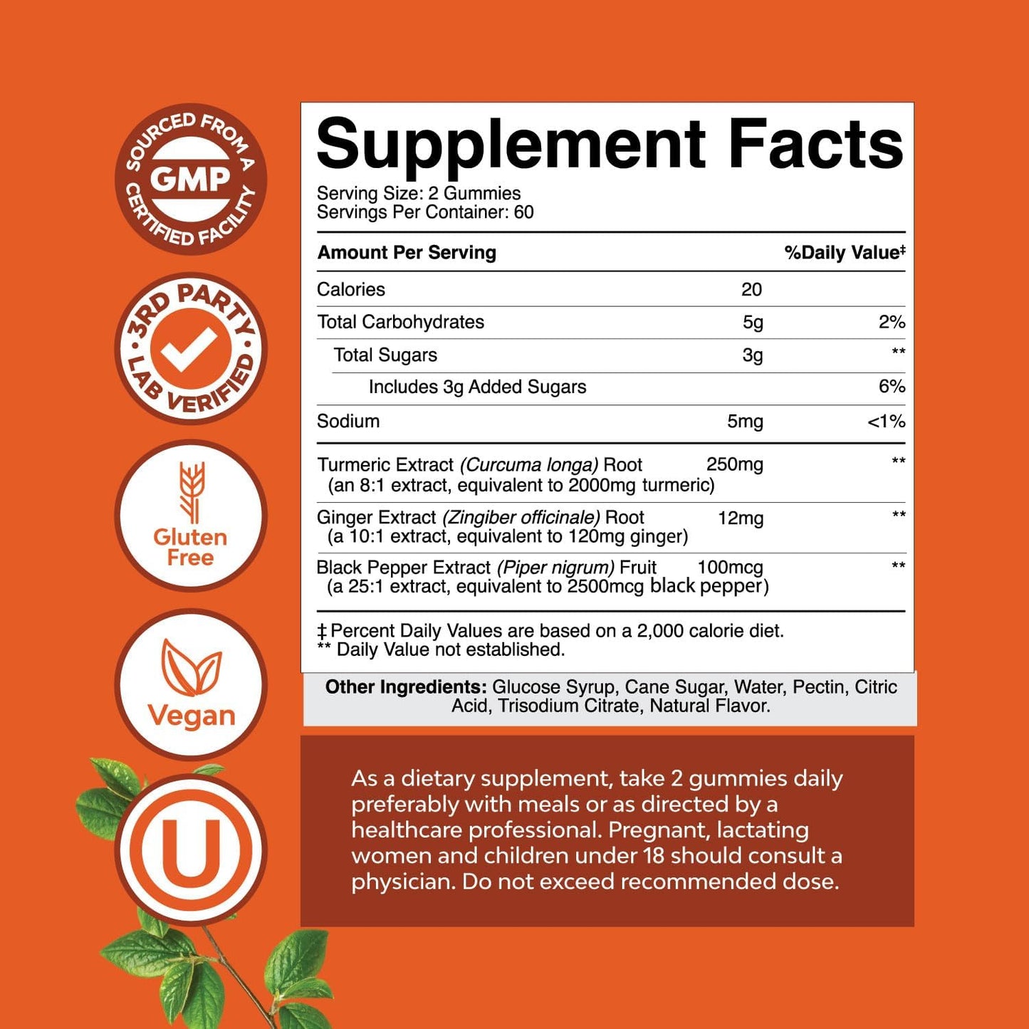 G Curve Horny Goat Weed for Women & Turmeric Gummies Bundle - Energy Boost & Joint Support with Peach Flavor