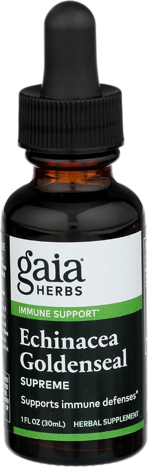 Gaia Herbs Echinacea Goldenseal Supreme Liquid Extract - 1 Fluid Ounce