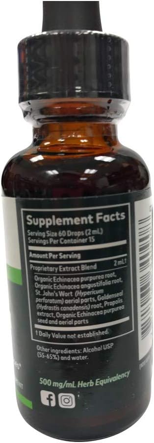 Gaia Herbs Echinacea Goldenseal Supreme Liquid Extract - 1 Fluid Ounce
