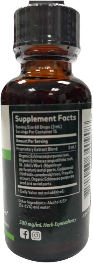 Gaia Herbs Echinacea Goldenseal Supreme Liquid Extract - 1 Fluid Ounce