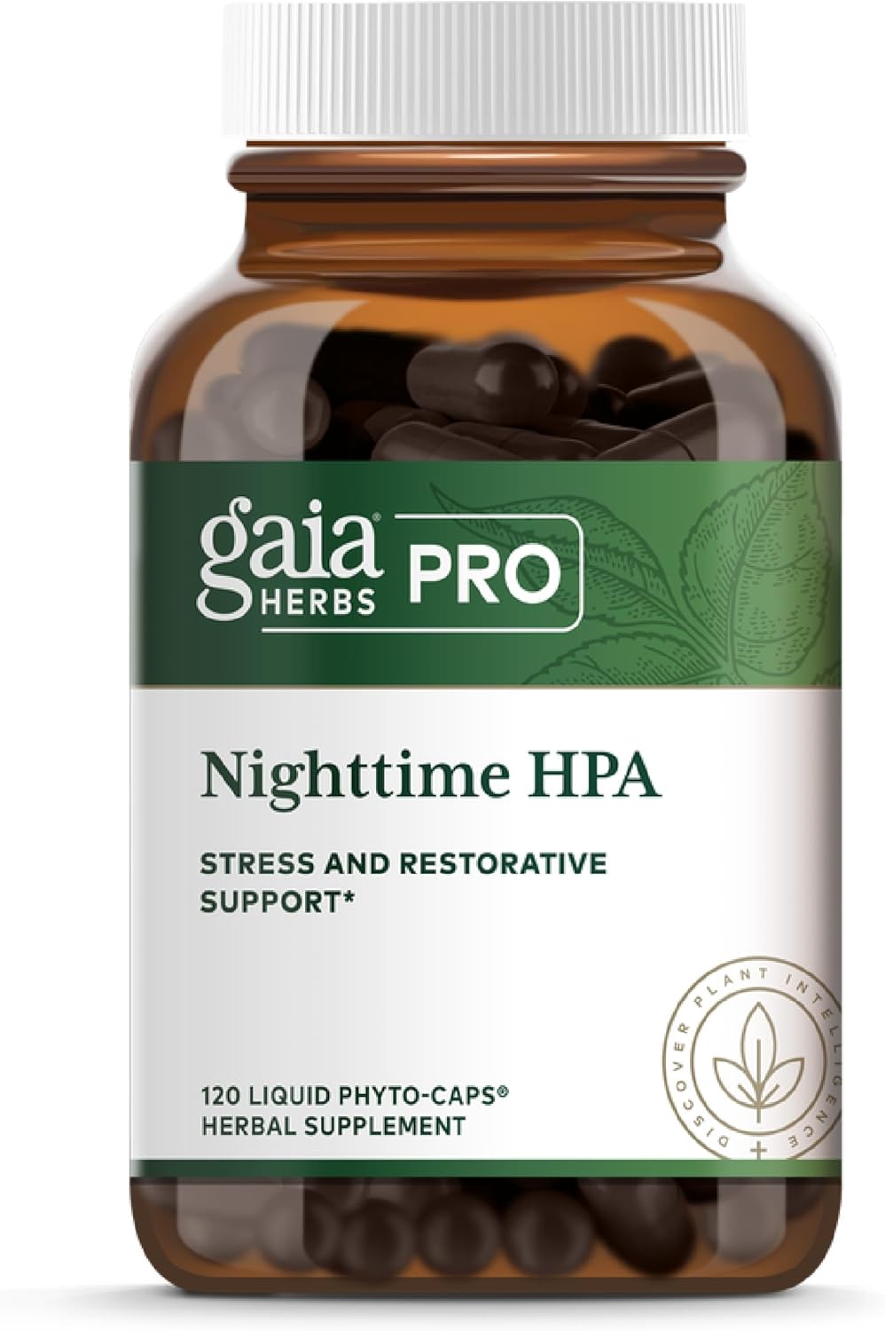 Gaia Herbs Professional Solutions HPA Axis Liquid Capsules for Sleep Cycle - 120 Count