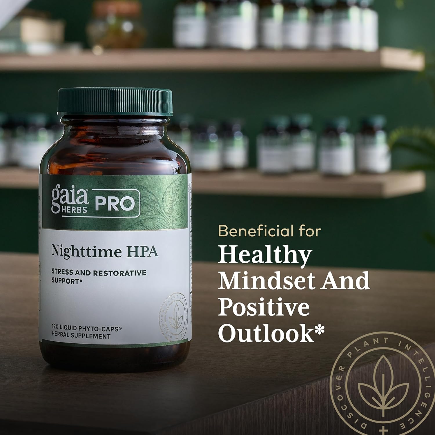 Gaia Herbs Professional Solutions HPA Axis Liquid Capsules for Sleep Cycle - 120 Count