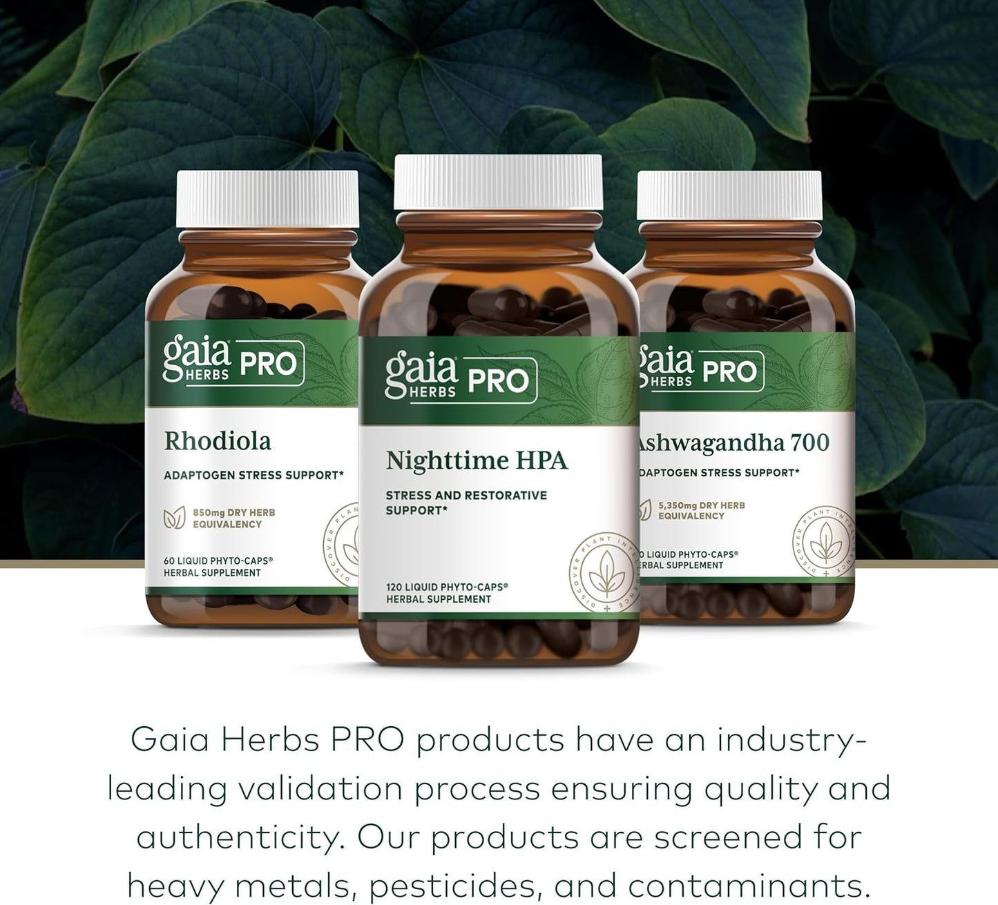 Gaia Herbs Professional Solutions HPA Axis Liquid Capsules for Sleep Cycle - 120 Count