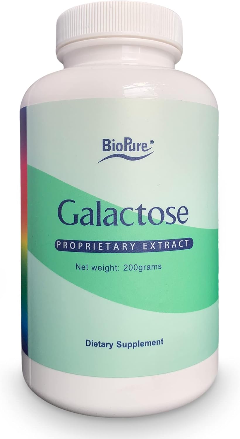 Galactose Dietary Supplement for Cell Development, Energy, Immunity & Kidney Health - 200g