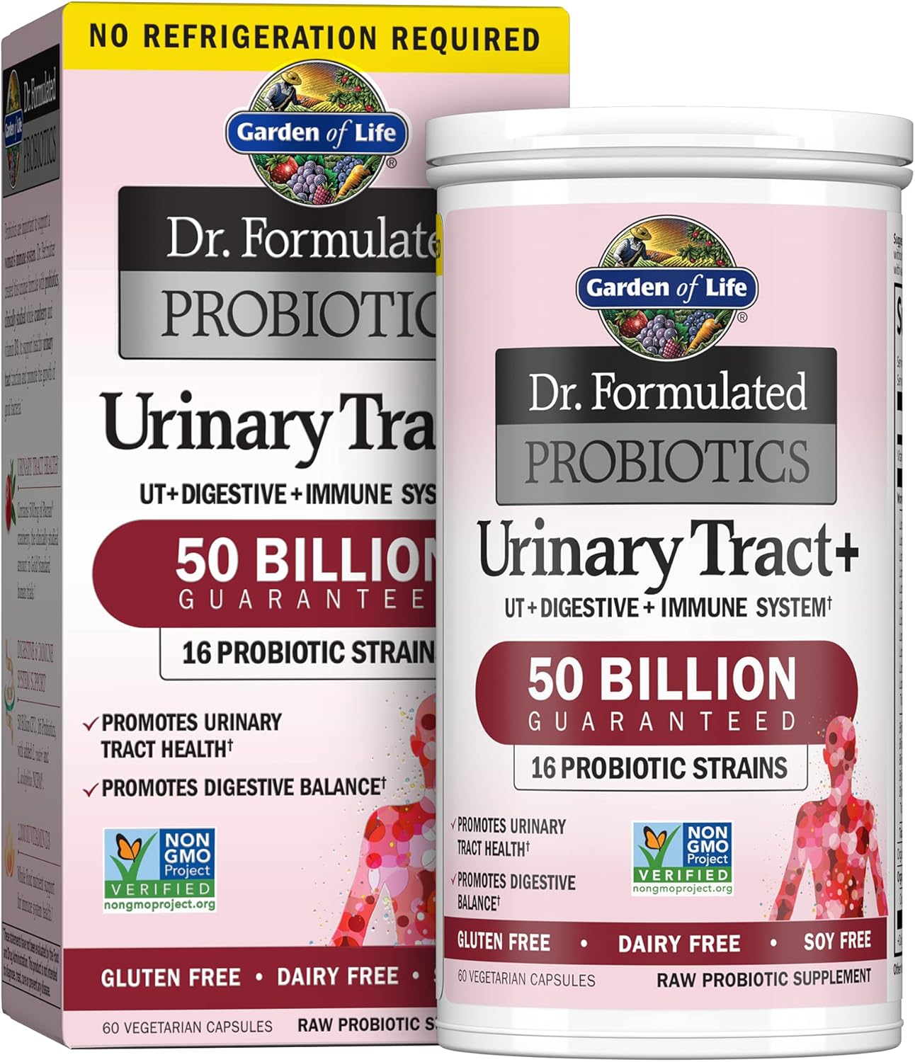 Garden of Life Dr. Formulated Probiotics for Urinary and Prostate Health - 60 Count