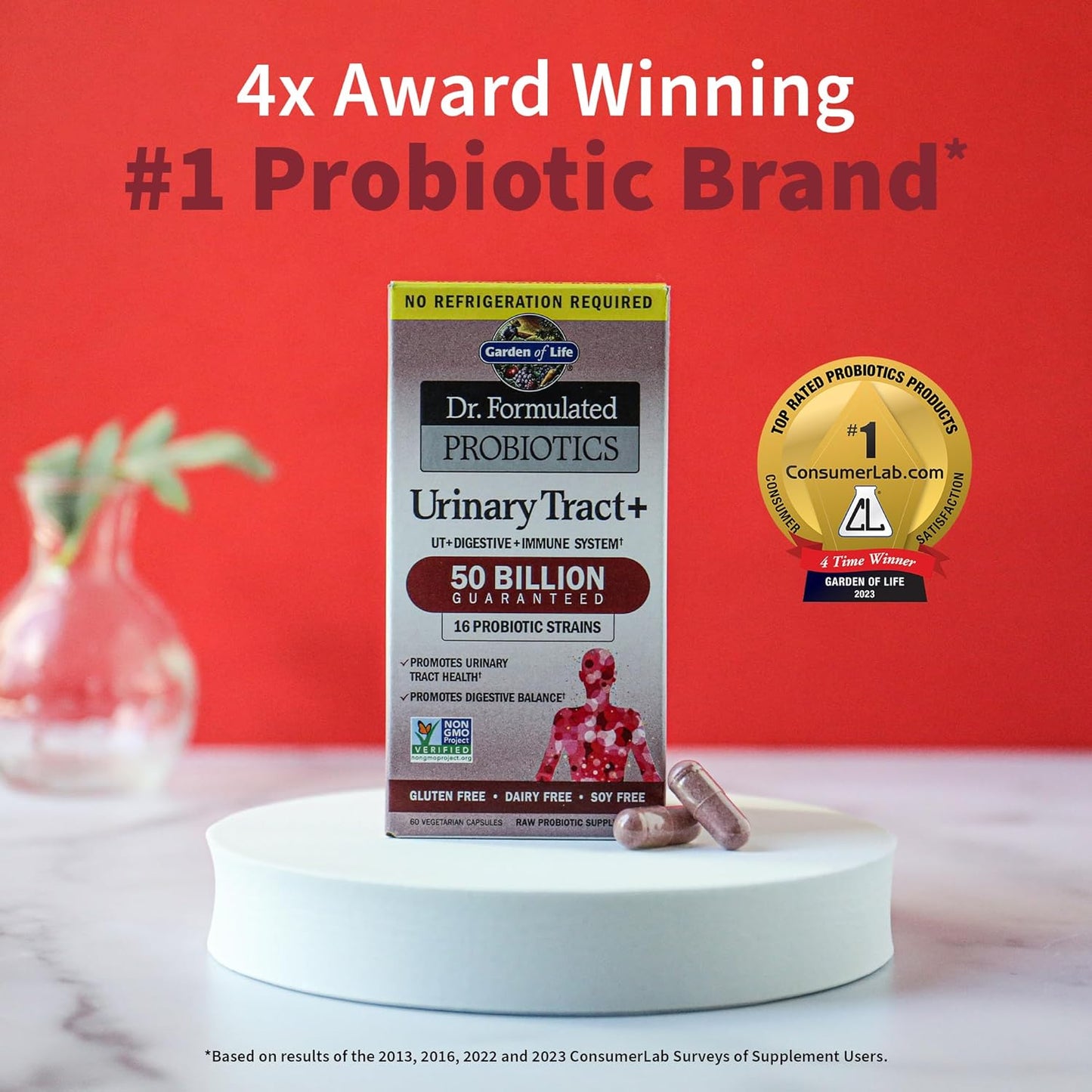 Garden of Life Dr. Formulated Probiotics for Urinary and Prostate Health - 60 Count