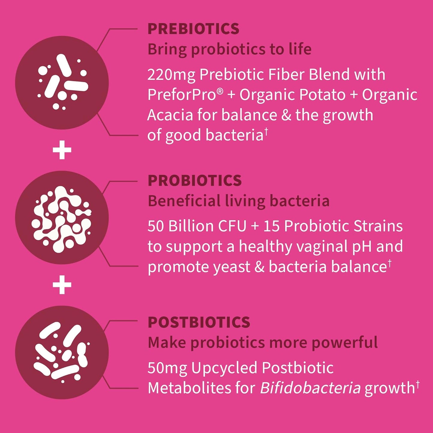 Garden of Life Women's Probiotics - Vaginal & Digestive Health Support - 50 Billion CFU - 30 Day Supply