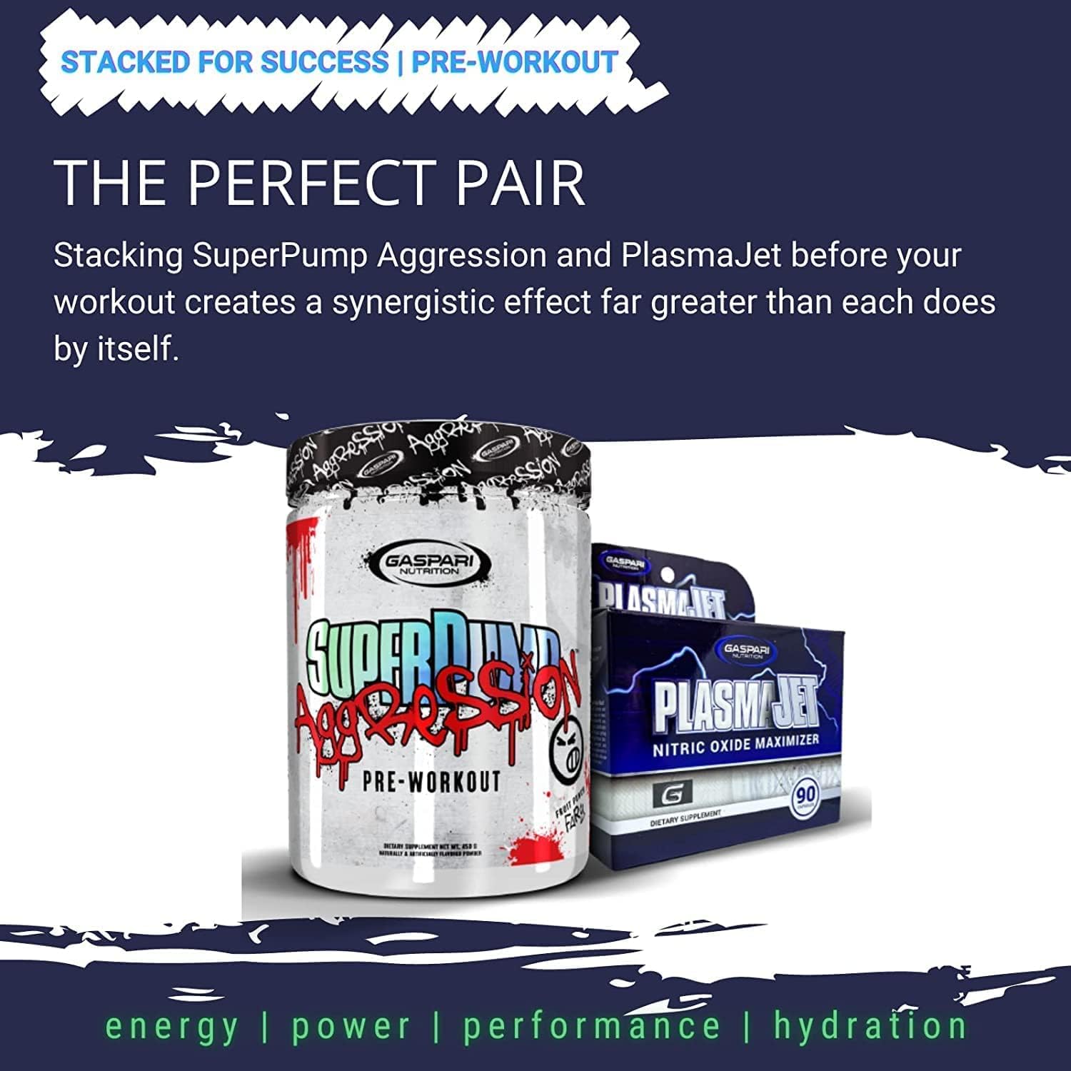 Gaspari Nutrition SuperPump Aggression Pre-Workout: Enhance Energy, Focus, and Endurance with Creatine and Caffeine - Grizzly Gummy Flavor - 25 Servings