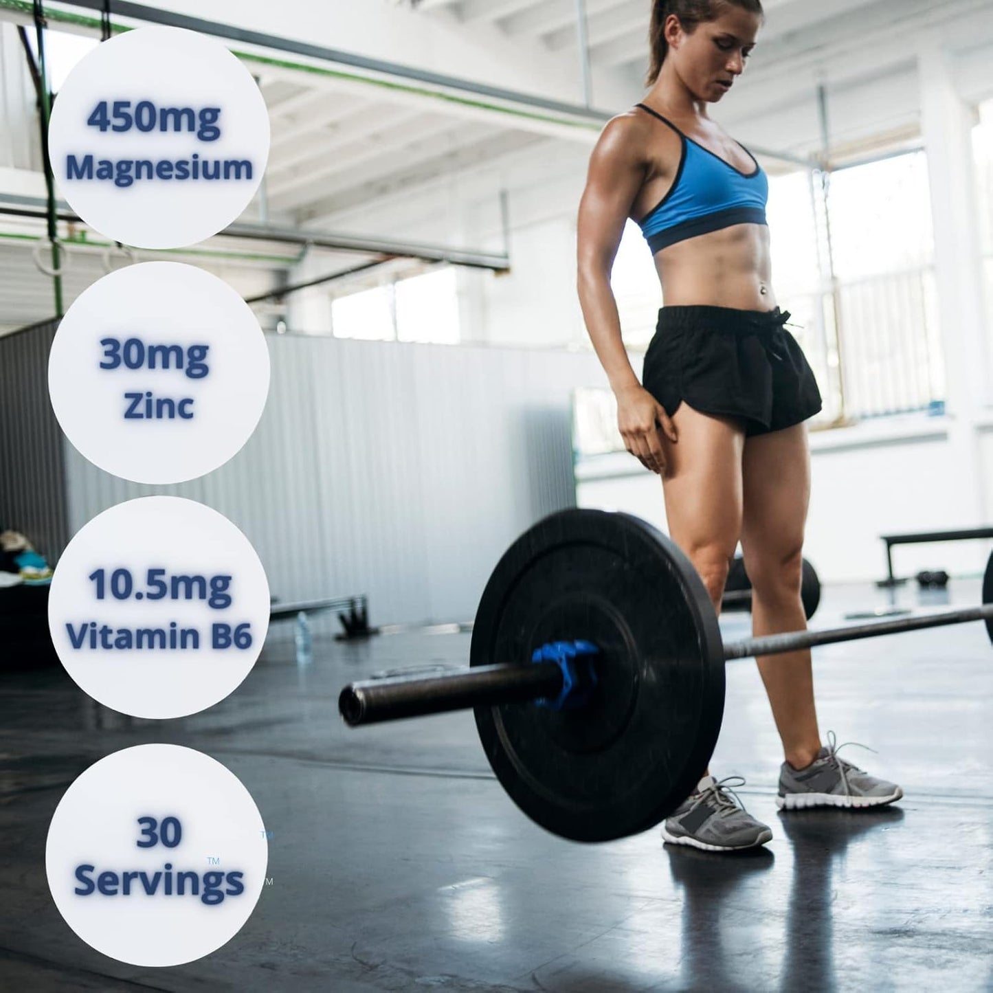 Gaspari Nutrition ZM-Complex: Zinc, Magnesium, Vitamin B-6 Capsules for Nighttime Muscle Recovery and Healthy Sleep Support