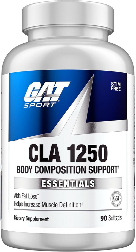 GAT SPORT Essentials Series CLA 1250 Softgel Supplement - 90 Count